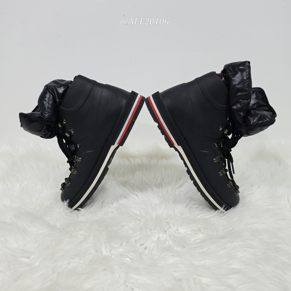 Moncler Women's Après Ski Snow Boots Black EU 38  Insulated Alpine Winter - Picture 4 of 16